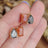 The Aurora - Halloween Fall Toi et Moi Earrings Earrings Handmade Handcrafted
