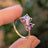 The Aurora - Toi et Moi Amethyst Ring Rings Handmade Handcrafted