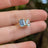 The Aurora - Toi et Moi Aquamarine Ring Rings Handmade Handcrafted