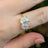 The Aurora - Toi et Moi Moissanite Ring Rings Handmade Handcrafted