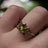 The Aurora - Toi et Moi Peridot Ring Rings Handmade Handcrafted