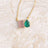 The Aurora - Watermelon Tourmaline Toi et Moi Necklace Necklaces Handmade Handcrafted