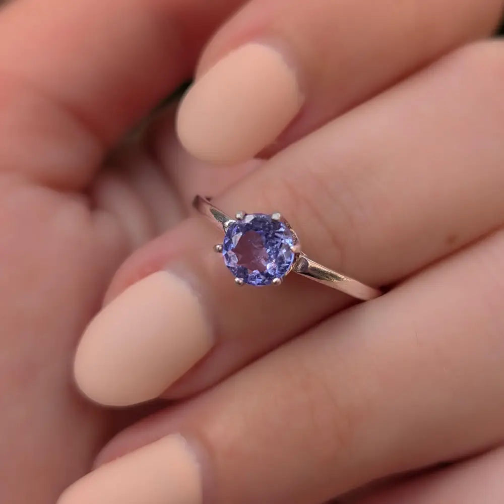 The Juliet- AAA Natural Tanzanite Rings Handmade Handcrafted