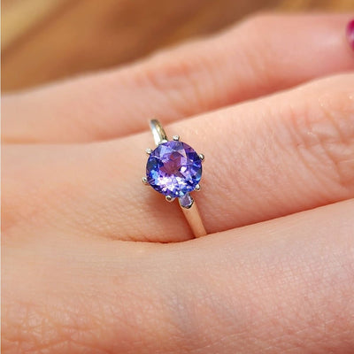 The Juliet- AAA Natural Tanzanite Rings Handmade Handcrafted