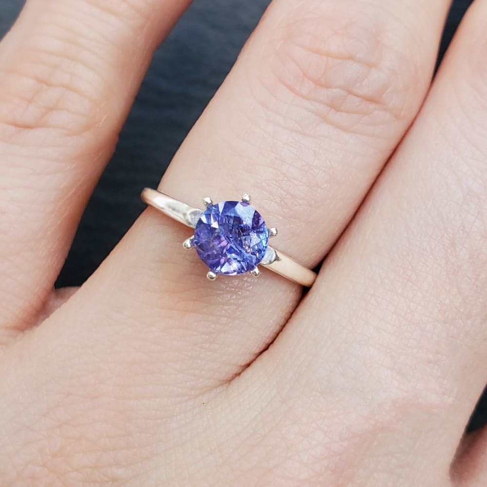 The Juliet- AAA Natural Tanzanite Rings Handmade Handcrafted