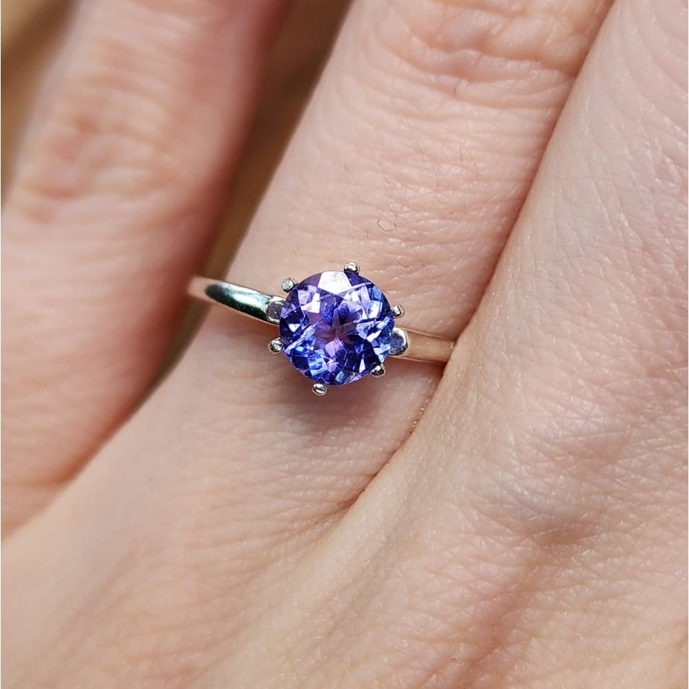 The Juliet- AAA Natural Tanzanite Rings Handmade Handcrafted