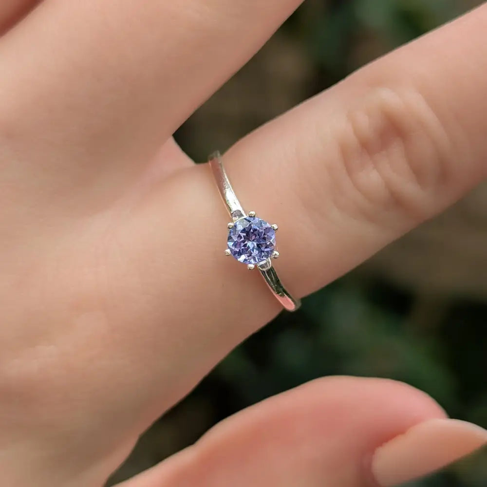 The Juliet- AAA Natural Tanzanite Rings Handmade Handcrafted