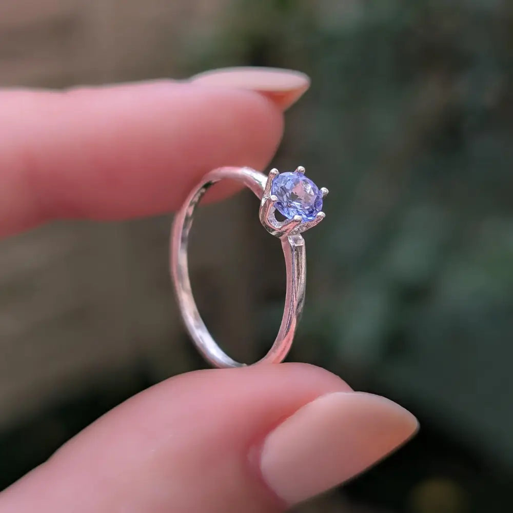 The Juliet- AAA Natural Tanzanite Rings Handmade Handcrafted