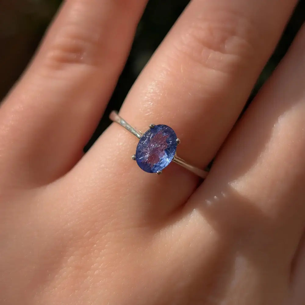 The Juliet- AAA Natural Tanzanite Rings Handmade Handcrafted