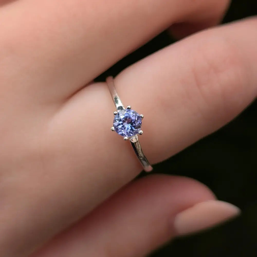 The Juliet- AAA Natural Tanzanite Rings Handmade Handcrafted