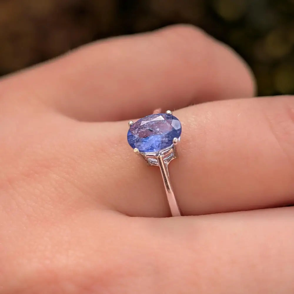 The Juliet- AAA Natural Tanzanite Rings Handmade Handcrafted