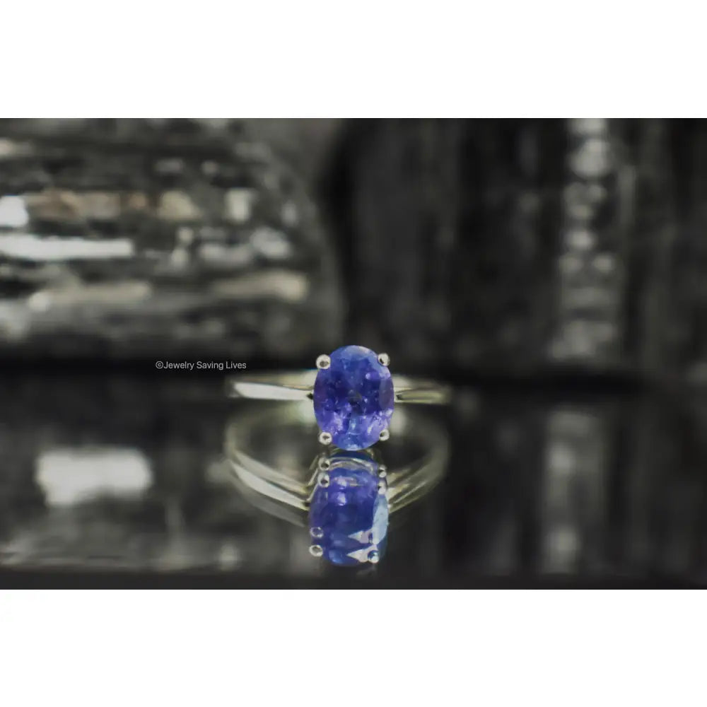 The Juliet- AAA Natural Tanzanite Rings Handmade Handcrafted
