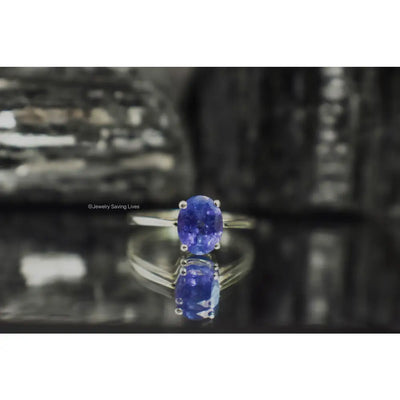 The Juliet- AAA Natural Tanzanite Rings Handmade Handcrafted