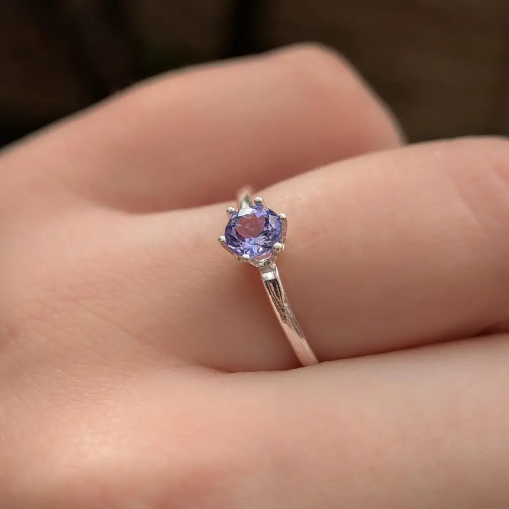 The Juliet- AAA Natural Tanzanite Rings Handmade Handcrafted