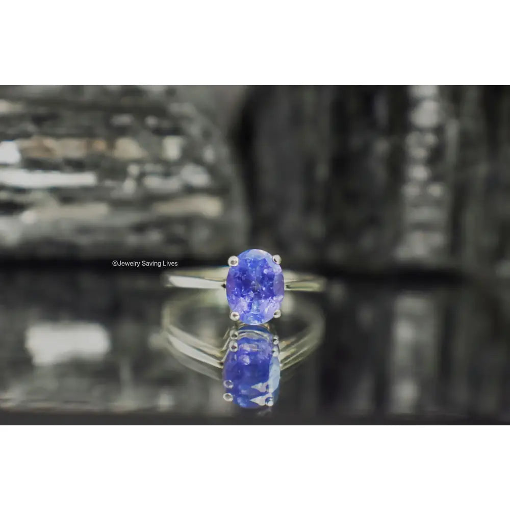 The Juliet- AAA Natural Tanzanite Rings Handmade Handcrafted