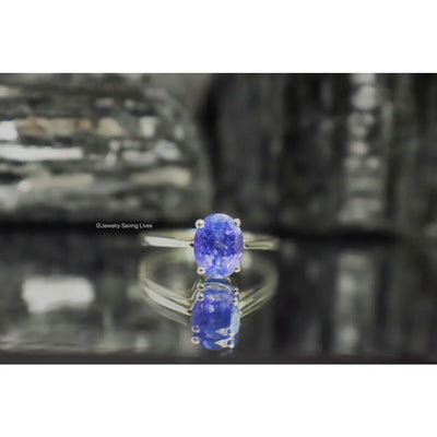 The Juliet- AAA Natural Tanzanite Rings Handmade Handcrafted