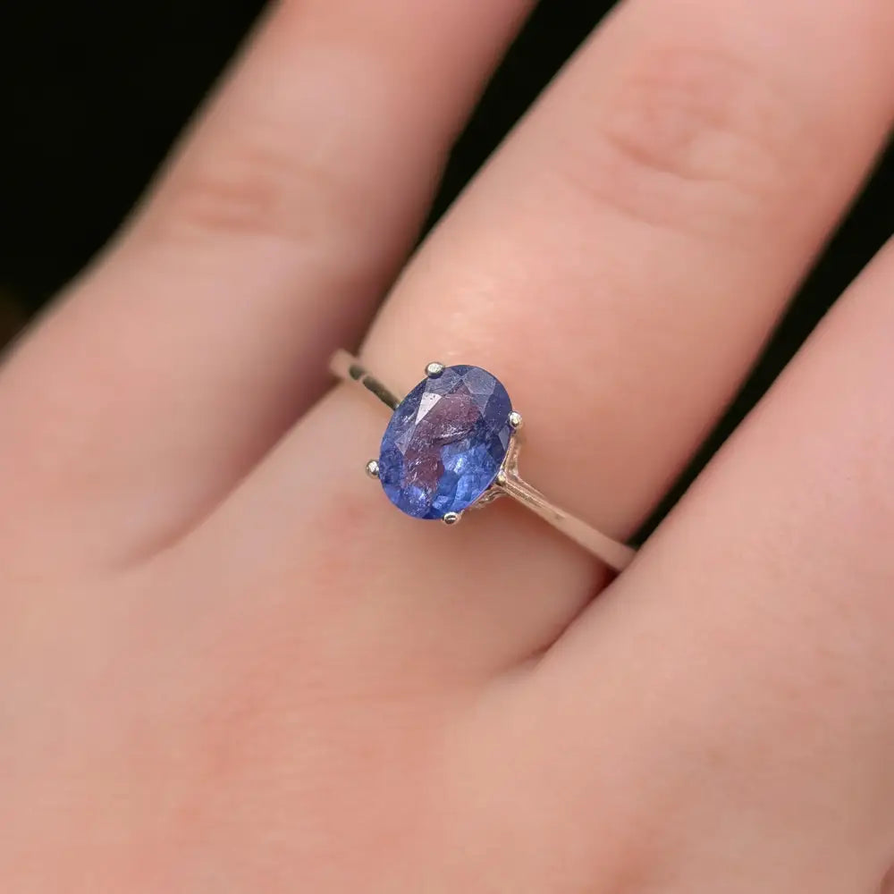 The Juliet- AAA Natural Tanzanite Rings Handmade Handcrafted