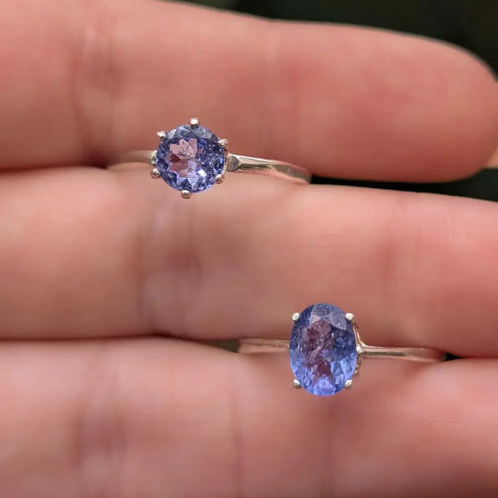 The Juliet- AAA Natural Tanzanite Rings Handmade Handcrafted