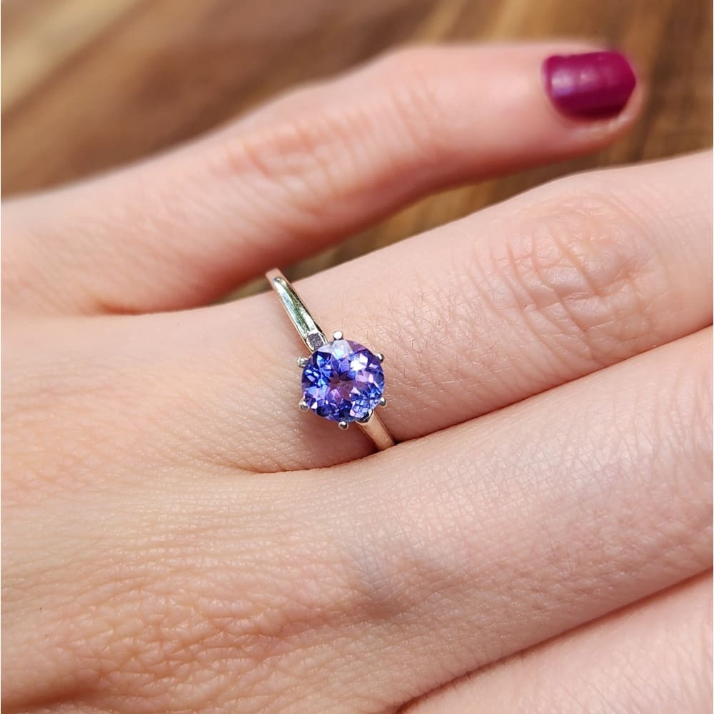 The Juliet- AAA Natural Tanzanite Rings Handmade Handcrafted