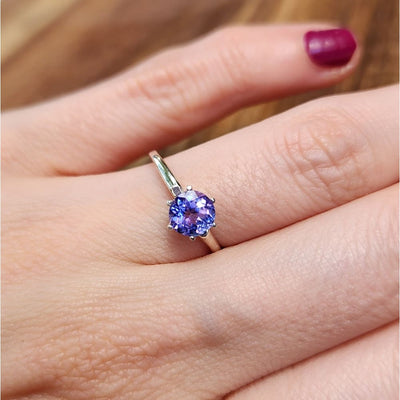 The Juliet- AAA Natural Tanzanite Rings Handmade Handcrafted