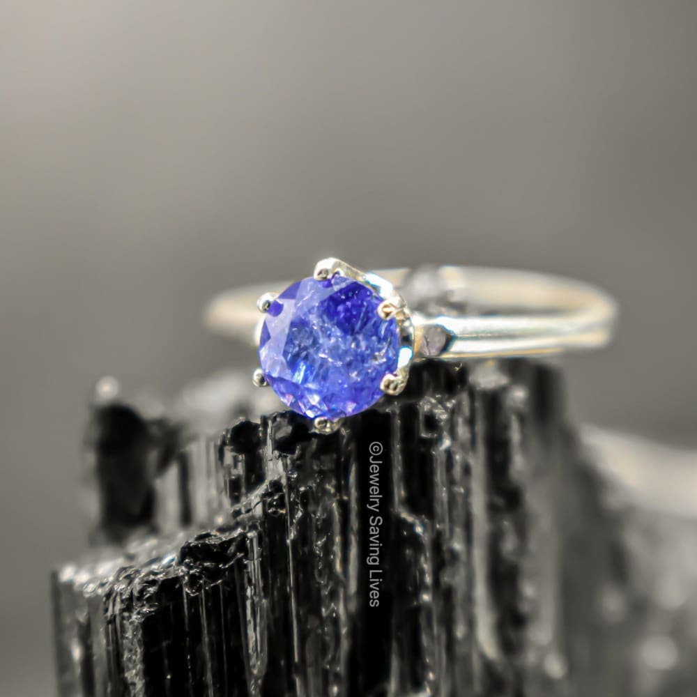 The Juliet- AAA Natural Tanzanite Rings Handmade Handcrafted