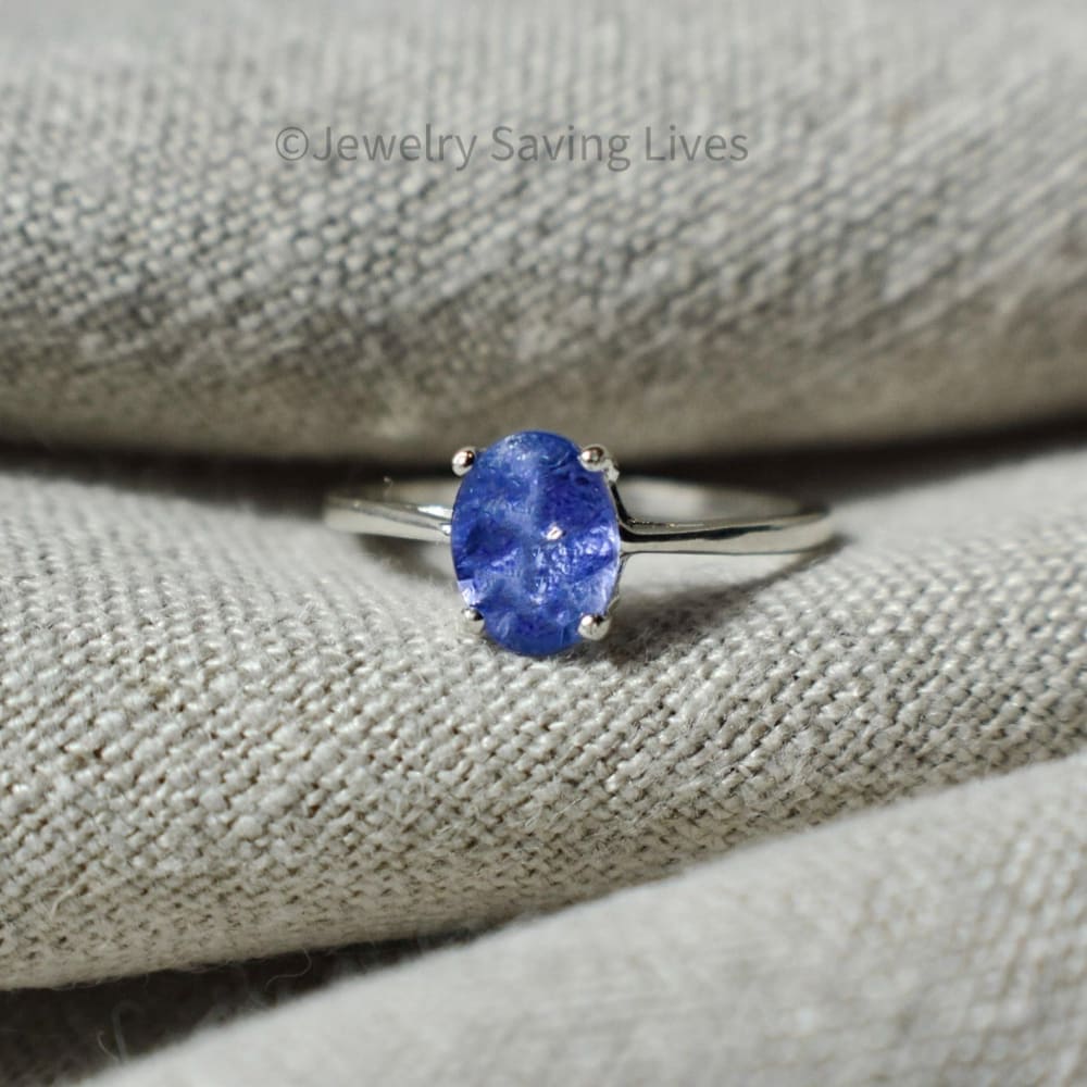 The Juliet- AAA Natural Tanzanite Rings Handmade JSL Made in USA