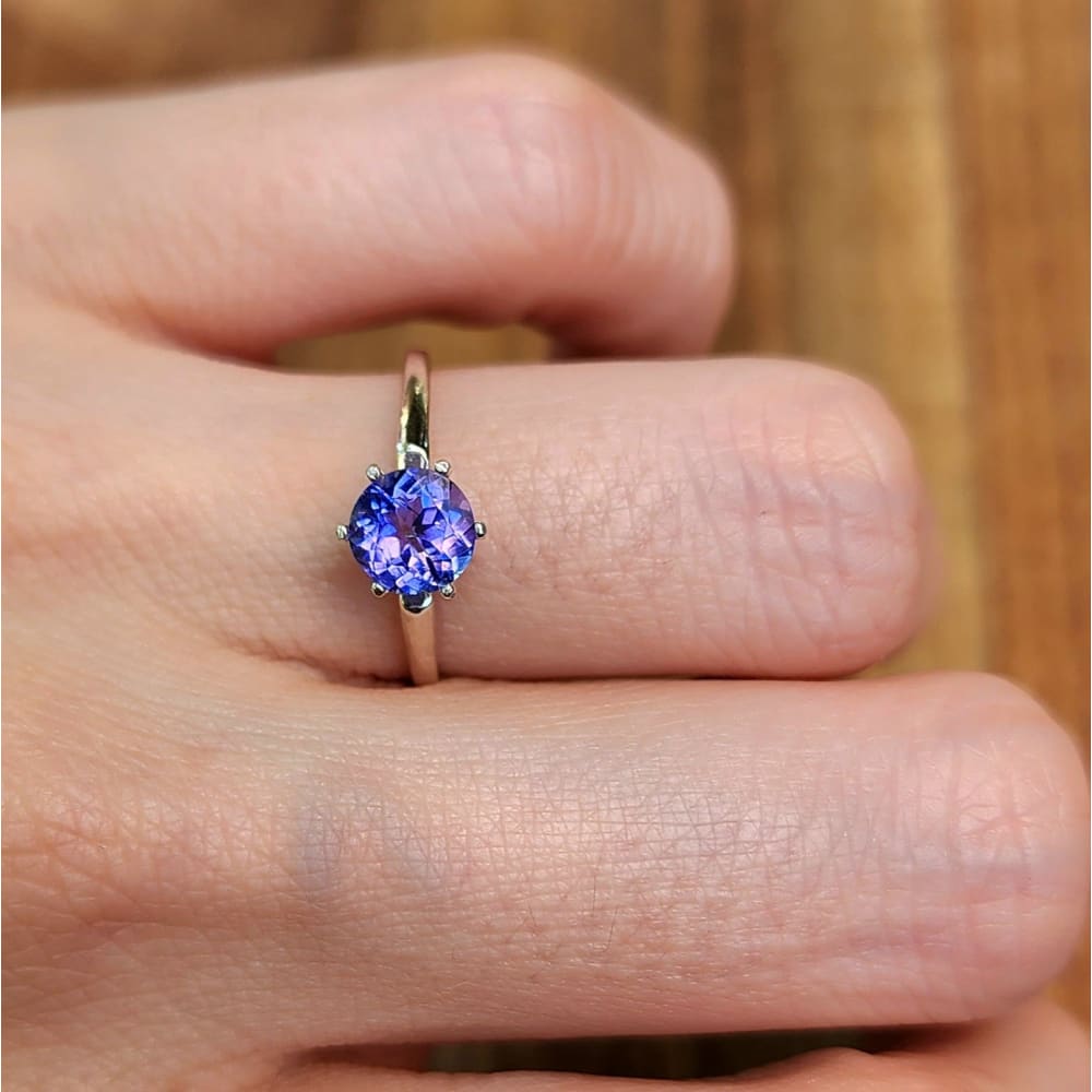 The Juliet- AAA Natural Tanzanite Rings Handmade Handcrafted