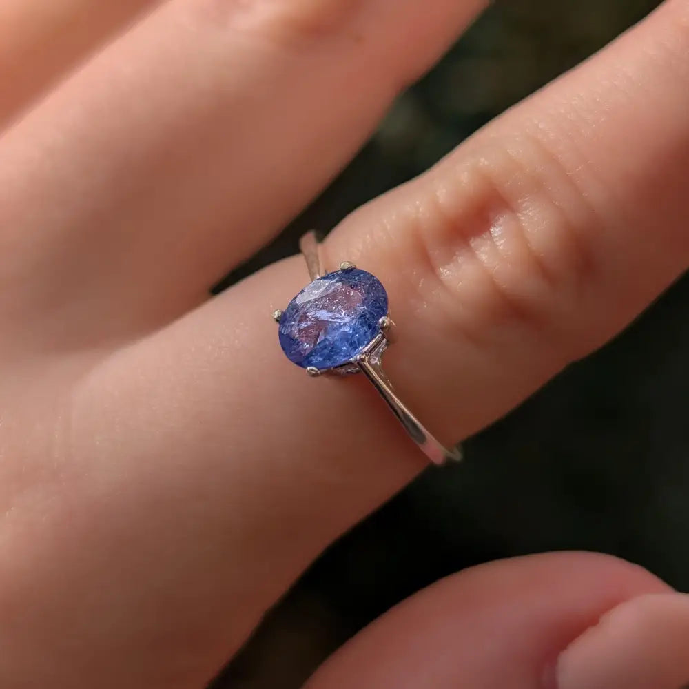 The Juliet- AAA Natural Tanzanite Rings Handmade Handcrafted