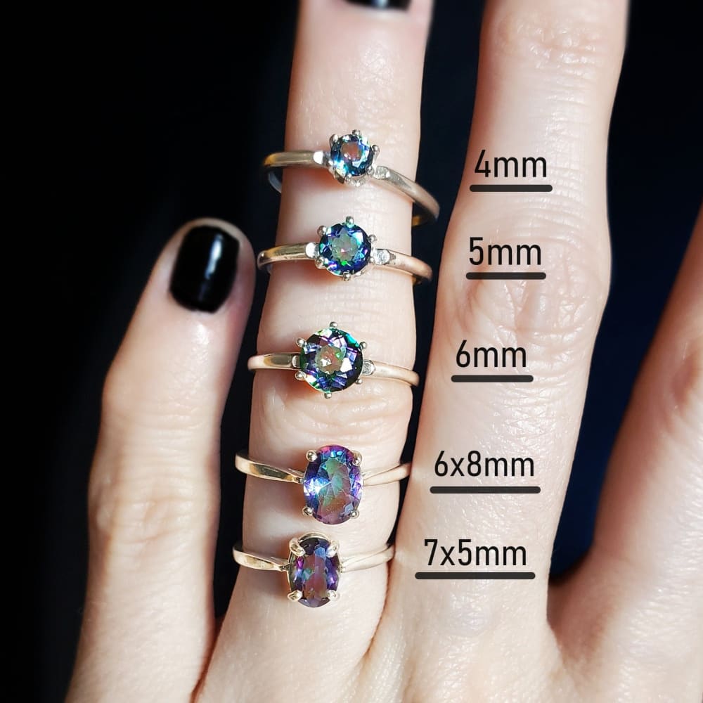 The Juliet- Alexandrite Rings Handmade Handcrafted