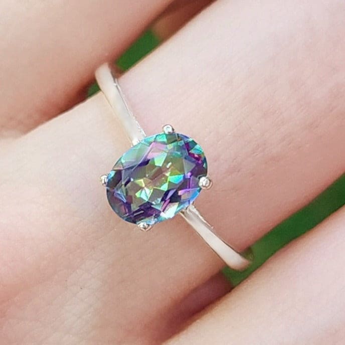 The Juliet- Alexandrite Rings Handmade Handcrafted