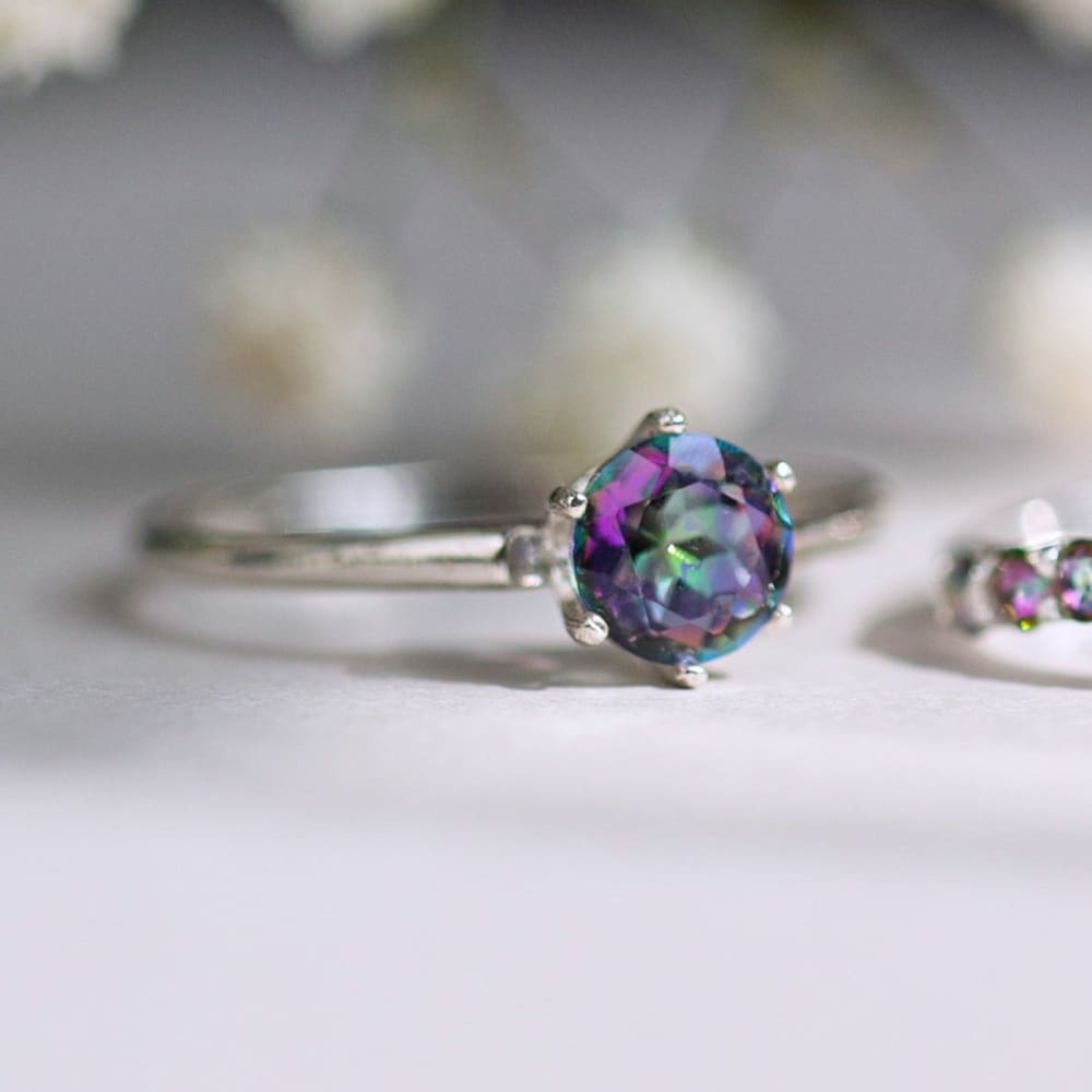 The Juliet- Alexandrite Rings Handmade Handcrafted