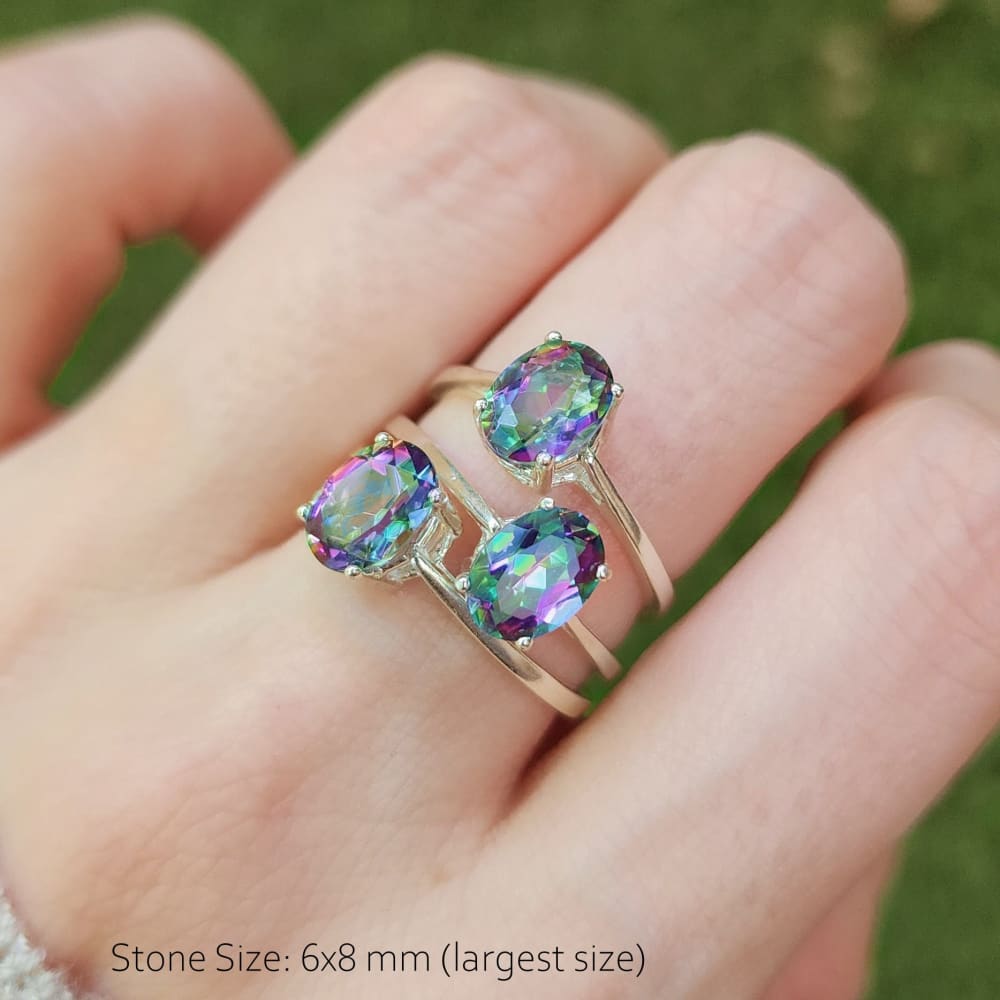 The Juliet- Alexandrite Rings Handmade Handcrafted