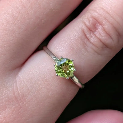 The Juliet - Brilliant Peridot Stone Rings Handmade Handcrafted