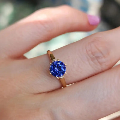 The Juliet Custom Brilliant Stone Rings Handmade Handcrafted