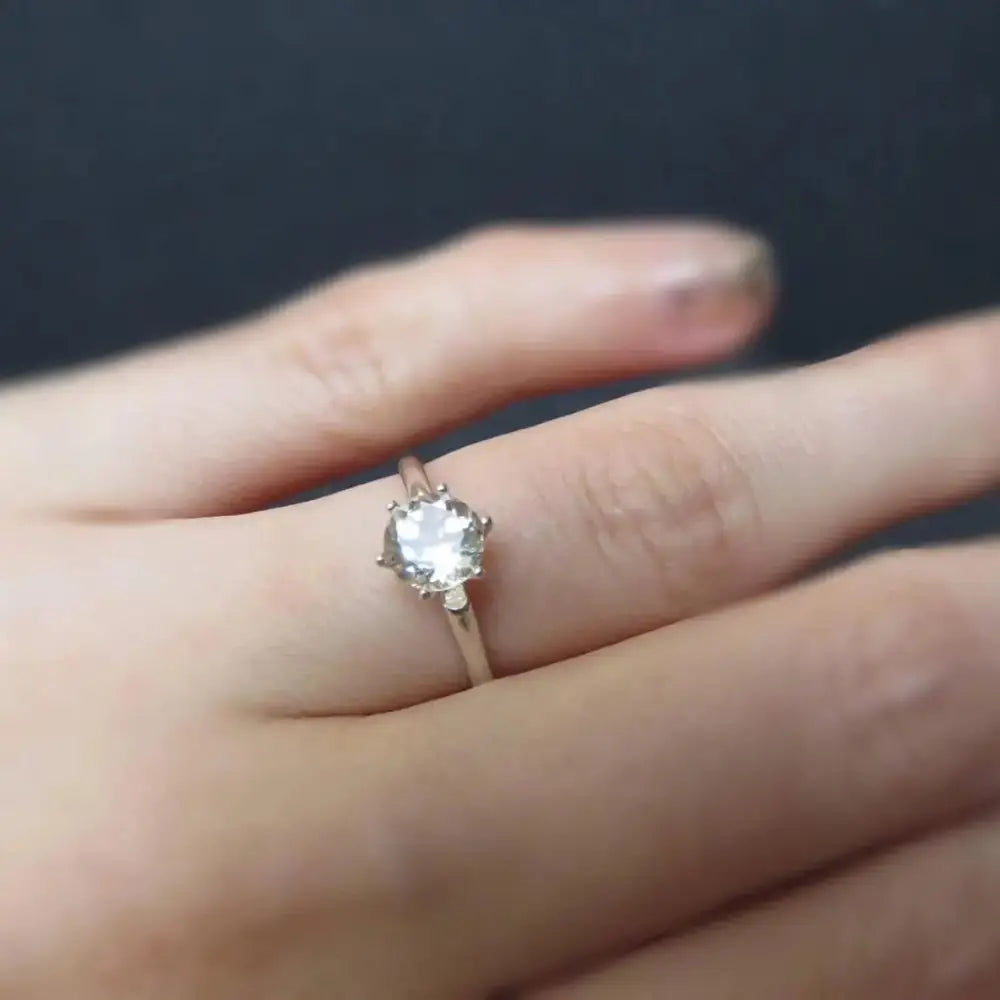 The Juliet Custom Brilliant Stone Rings Handmade Handcrafted