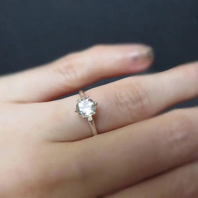 The Juliet Custom Brilliant Stone Rings Handmade Handcrafted