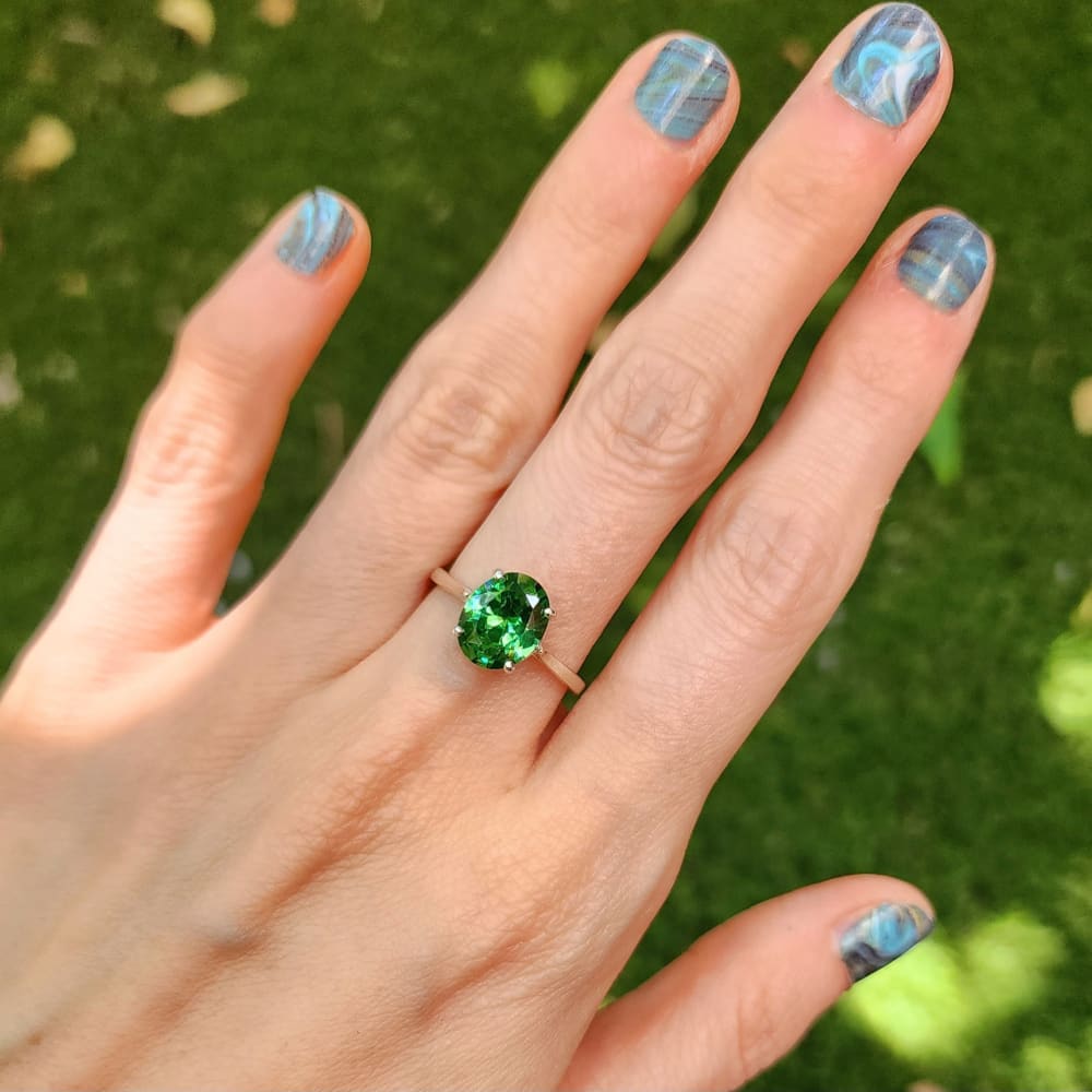 The Juliet- Emerald Rings Handmade Handcrafted