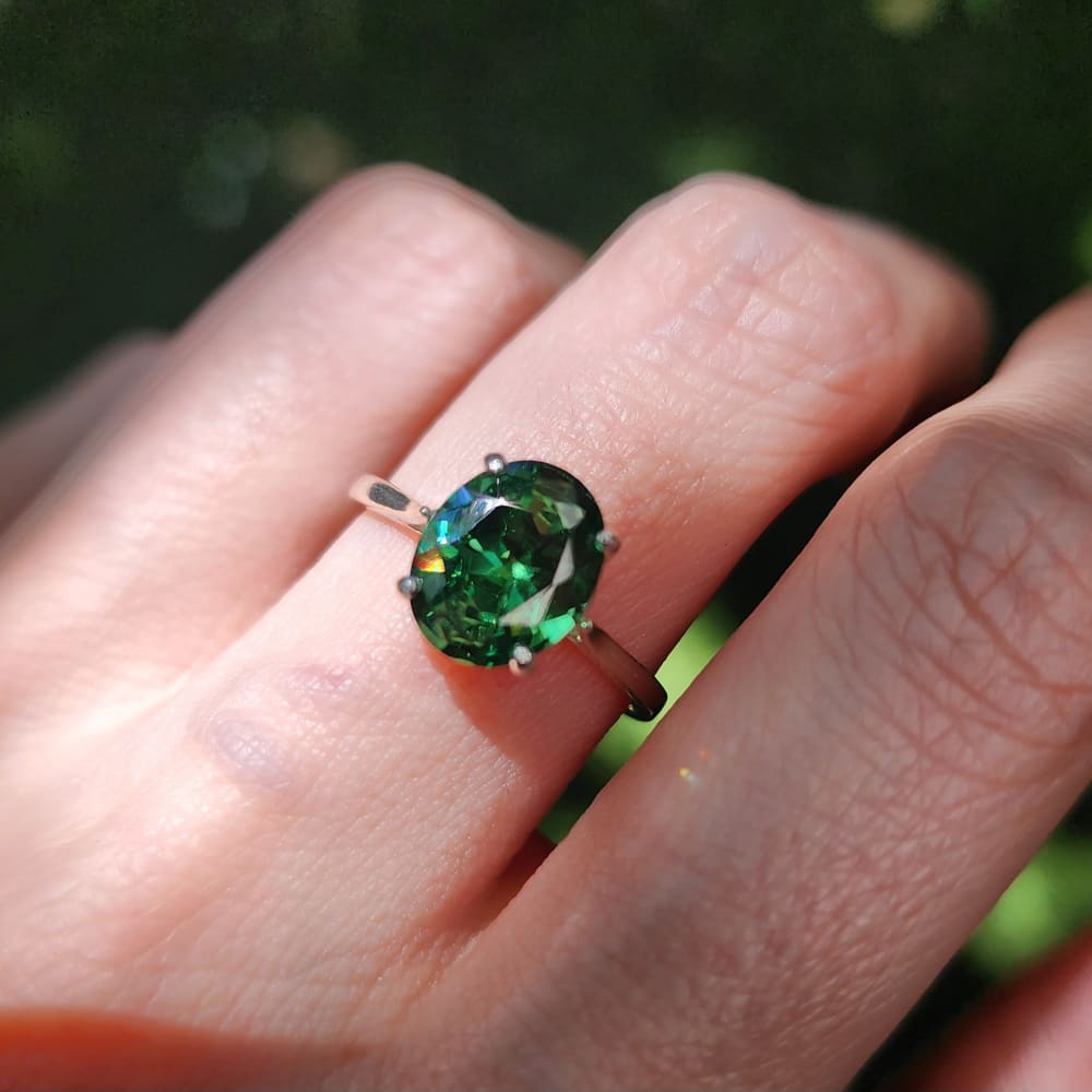The Juliet- Emerald Rings Handmade Handcrafted