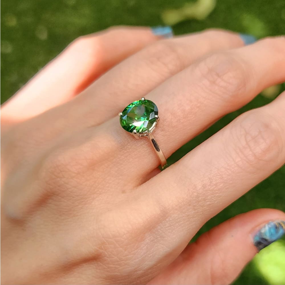 The Juliet- Emerald Rings Handmade Handcrafted