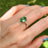 The Juliet- Emerald Rings Handmade Handcrafted