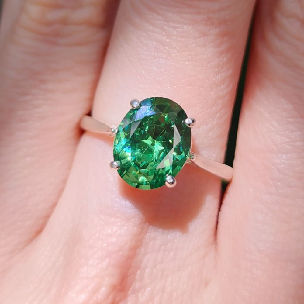 The Juliet- Emerald Rings Handmade Handcrafted