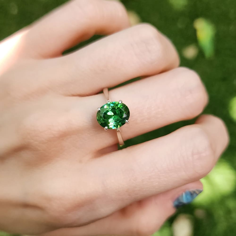 The Juliet- Emerald Rings Handmade Handcrafted