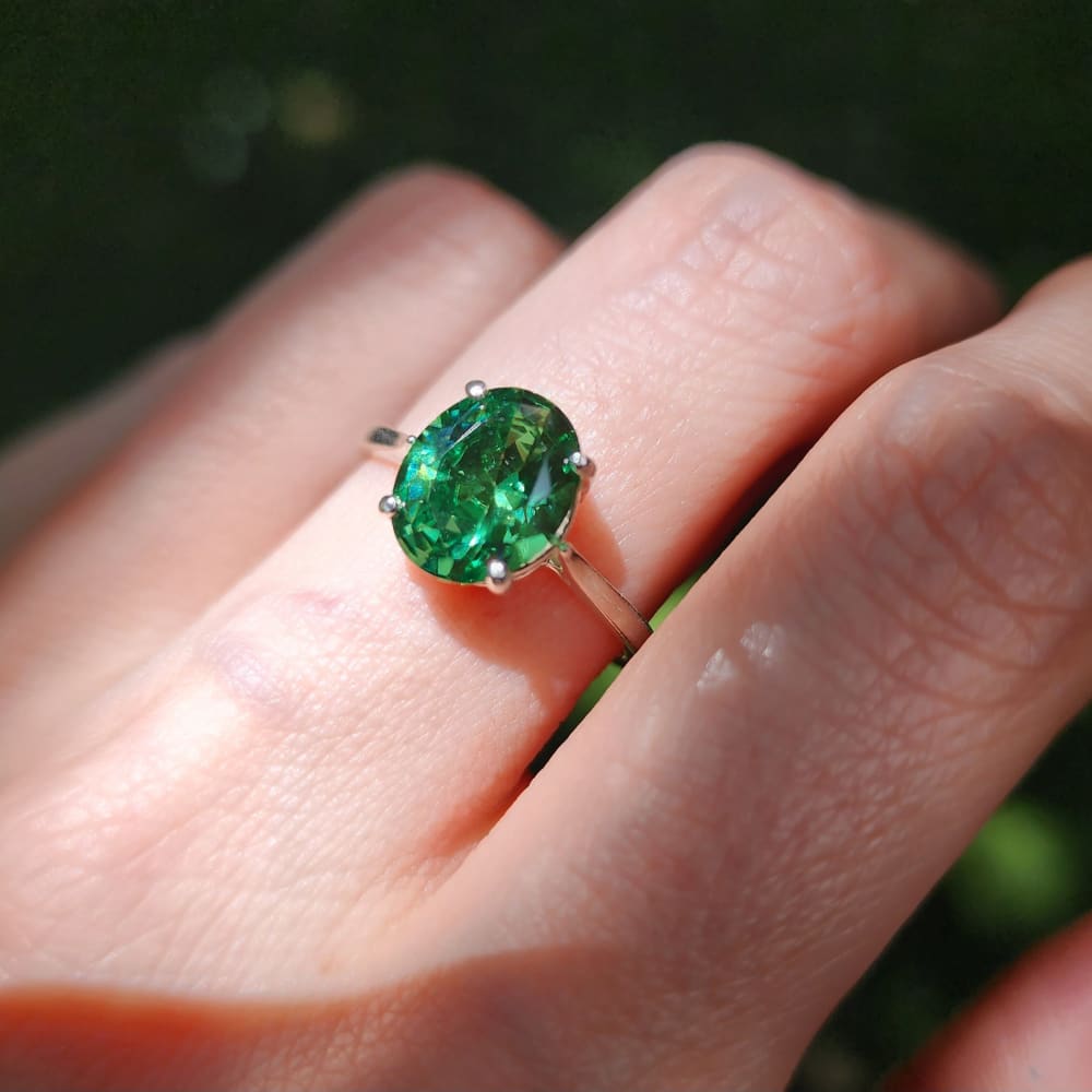The Juliet- Emerald Rings Handmade Handcrafted