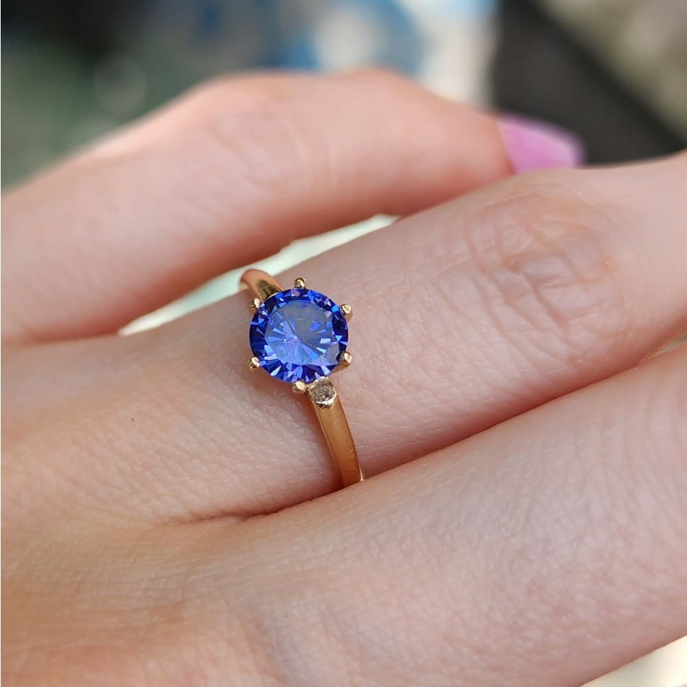 The Juliet- LS Tanzanite Rings Handmade Handcrafted