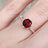 The Juliet- Natural Garnet Rings Handmade Handcrafted