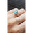 The Juliet - Natural Oval Aquamarine Rings Handmade Handcrafted