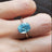 The Juliet - Natural Oval Aquamarine Rings Handmade Handcrafted