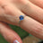 The Juliet- Natural Sapphire Rings Handmade Handcrafted