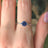 The Juliet- Natural Sapphire Rings Handmade Handcrafted