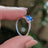 The Juliet- Natural Sapphire Rings Handmade Handcrafted